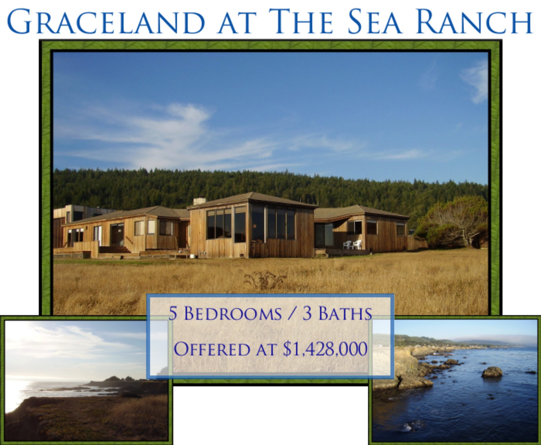 View of Graceland at The Sea Ranch